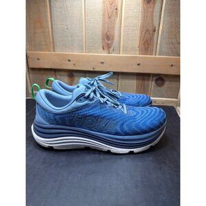 HOKA Mens Gaviota 5 Running Shoes Downpour/Thunder Cloud Size 12D NO INSOLES
